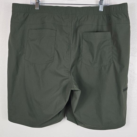 Marmot Forest Green Orange Belt Men's Athletic Shorts XXXL - Picture 3 of 6